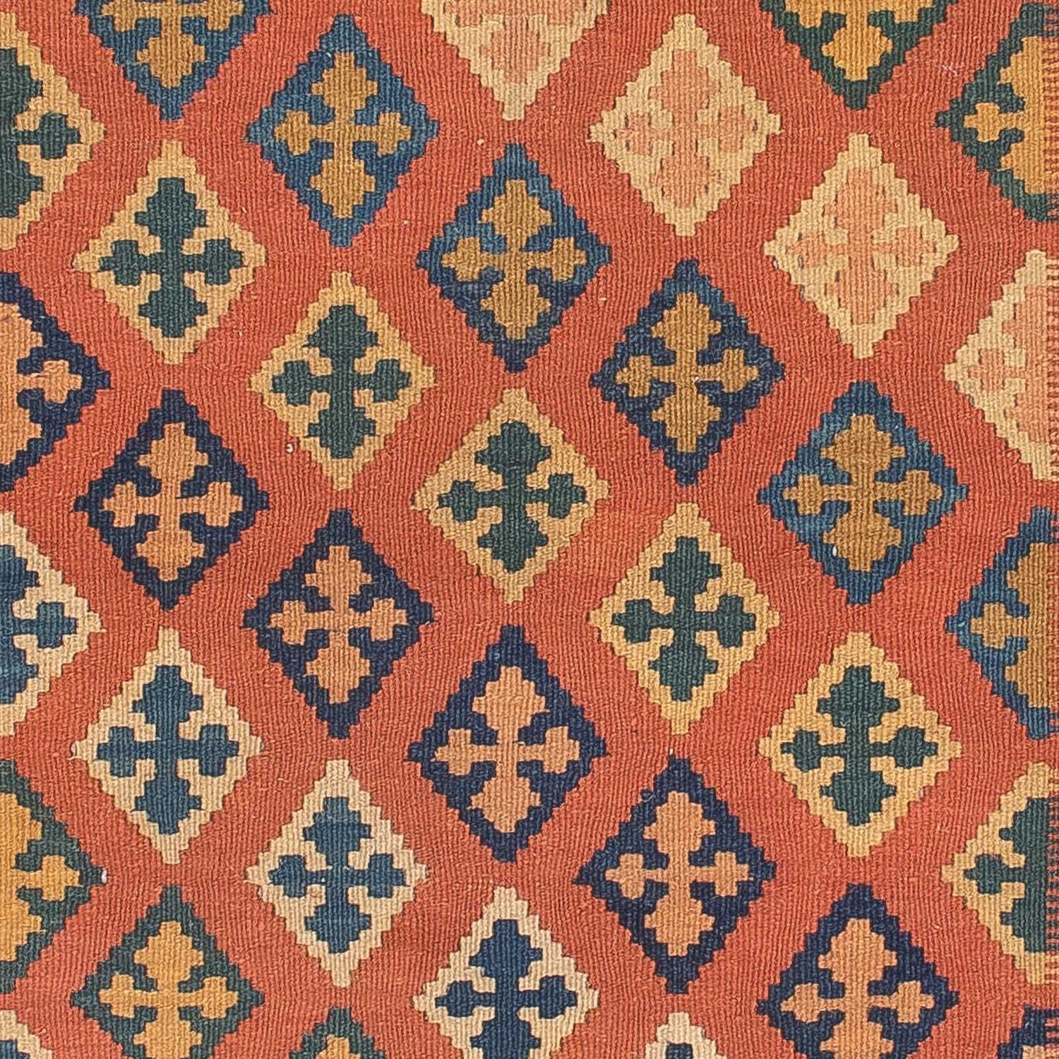 Kelim-tæppe - orientalsk - 155 x 108 cm - flerfarvet