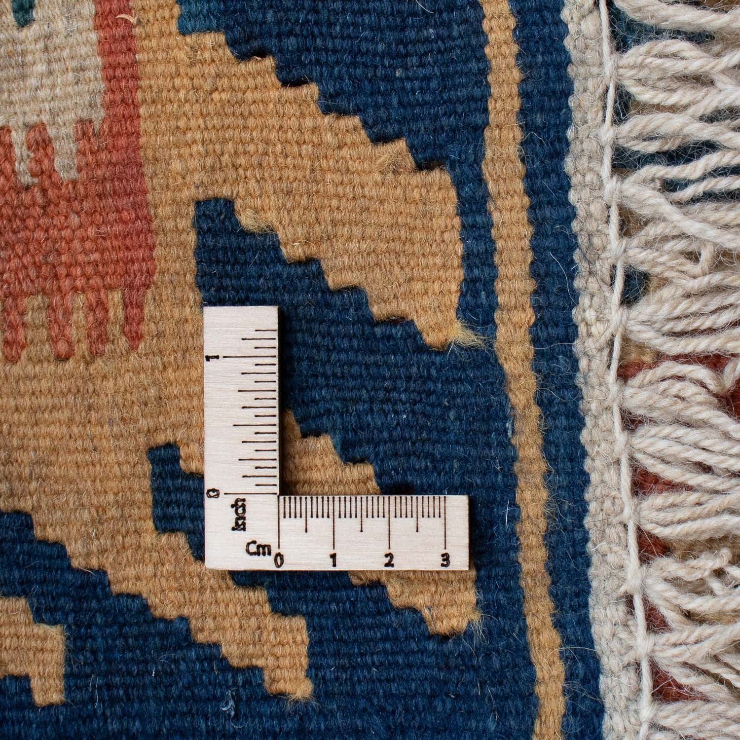 Kelim-tæppe - orientalsk - 155 x 108 cm - flerfarvet