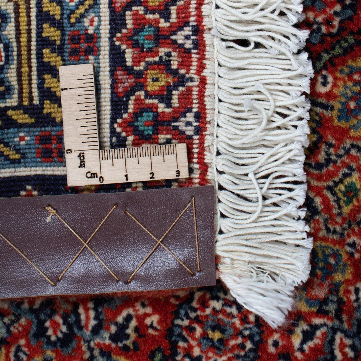 Persisk tæppe - Nomadisk - 288 x 198 cm - mørkerød