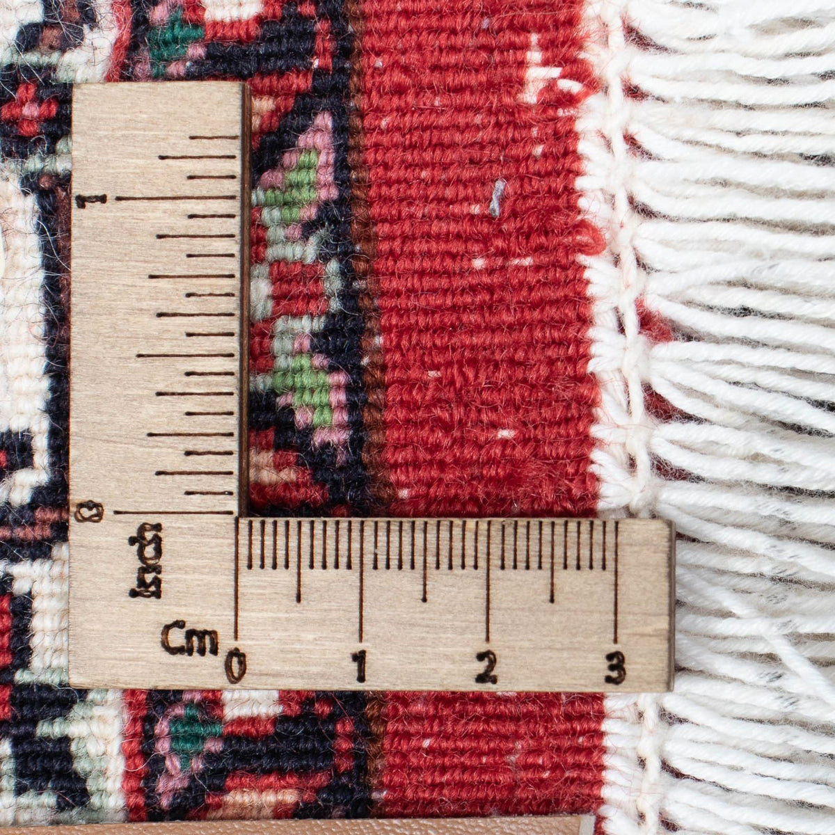 Løber Persisk tæppe - Bijar - 415 x 82 cm - mørkerød