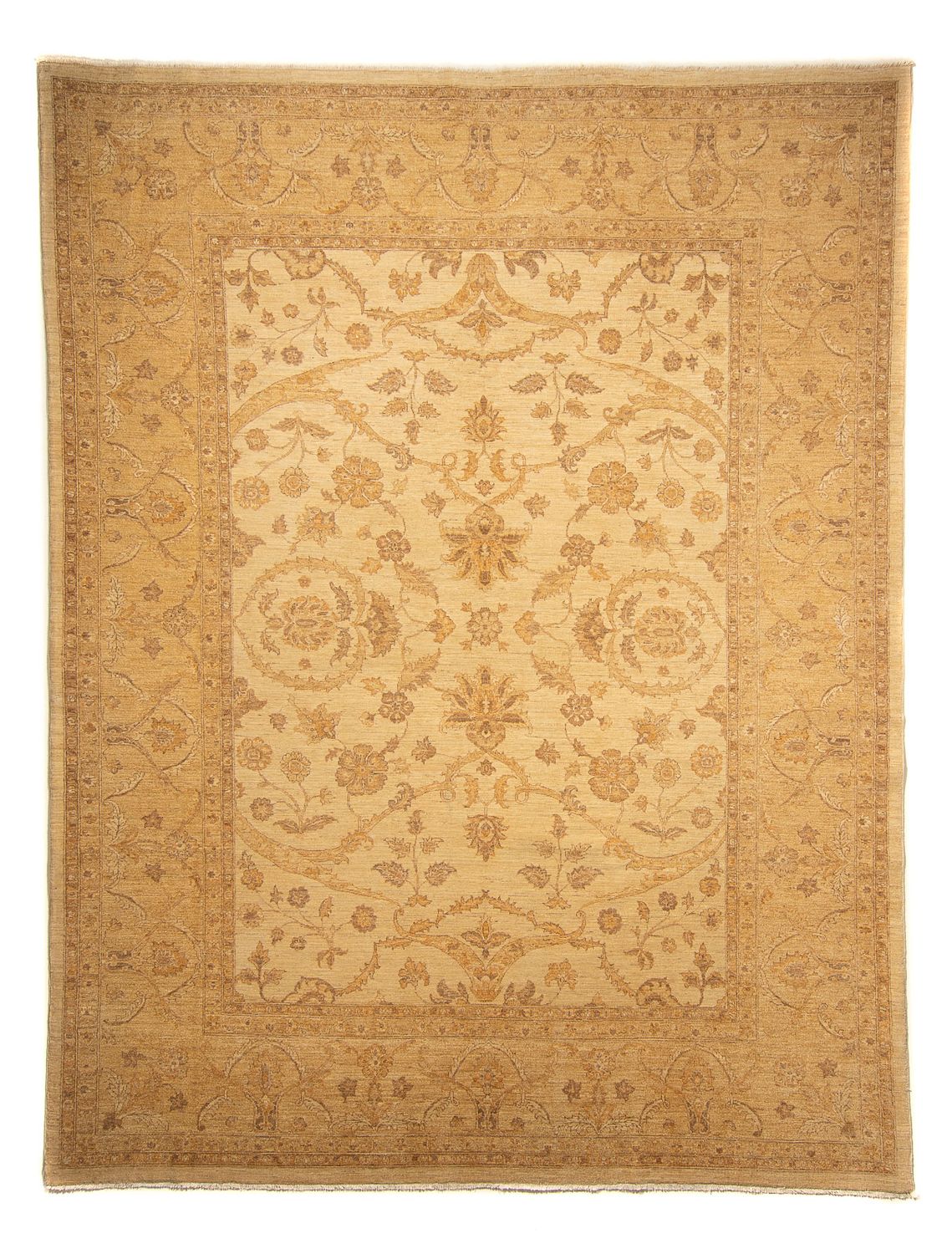 Ziegler Carpet - 364 x 280 cm - lys brun