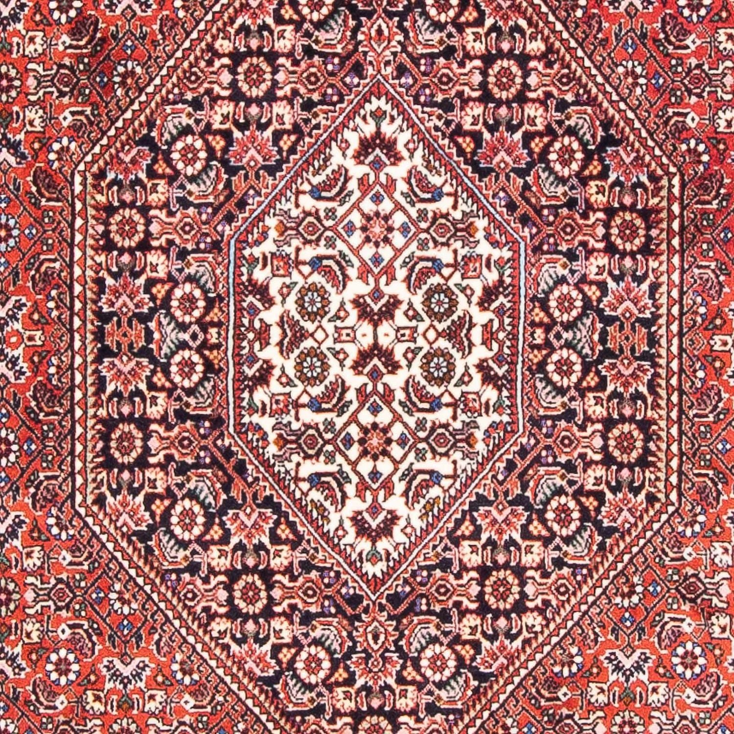 Persisk tæppe - Bijar - 170 x 110 cm - lysrød