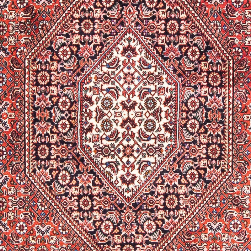 Persisk tæppe - Bijar - 170 x 110 cm - lysrød