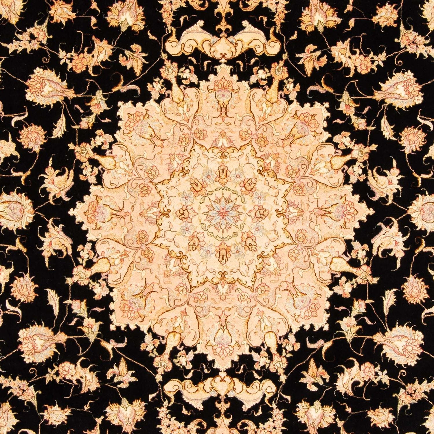 Persisk tæppe - Tabriz - Royal - 298 x 202 cm - lys brun