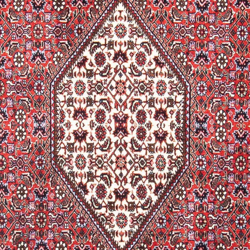 Persisk tæppe - Bijar - 169 x 106 cm - lysrød