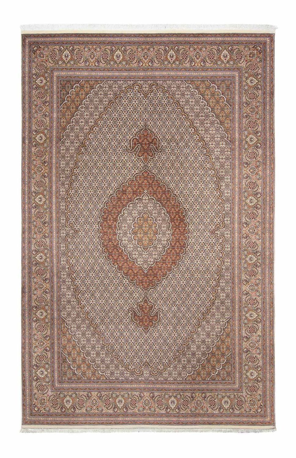 Persisk tæppe - Tabriz - 312 x 196 cm - lys brun