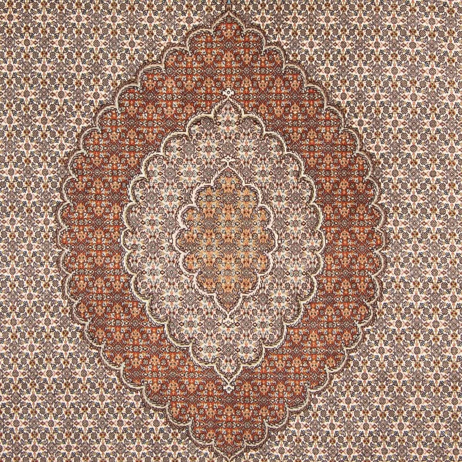 Persisk tæppe - Tabriz - 312 x 196 cm - lys brun