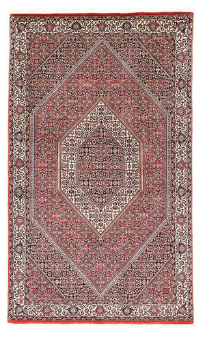 Løber Persisk tæppe - Bijar - 178 x 107 cm - lysrød