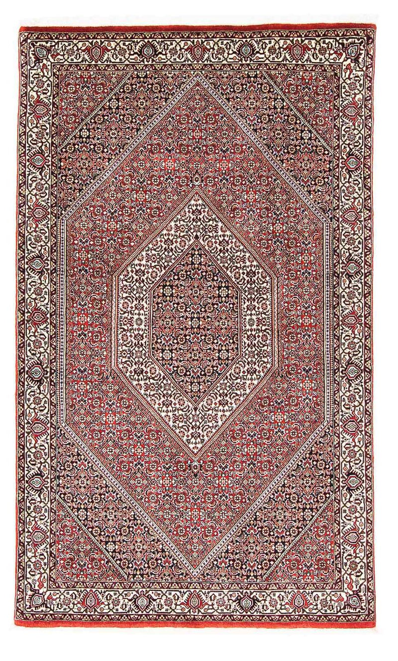 Løber Persisk tæppe - Bijar - 178 x 107 cm - lysrød