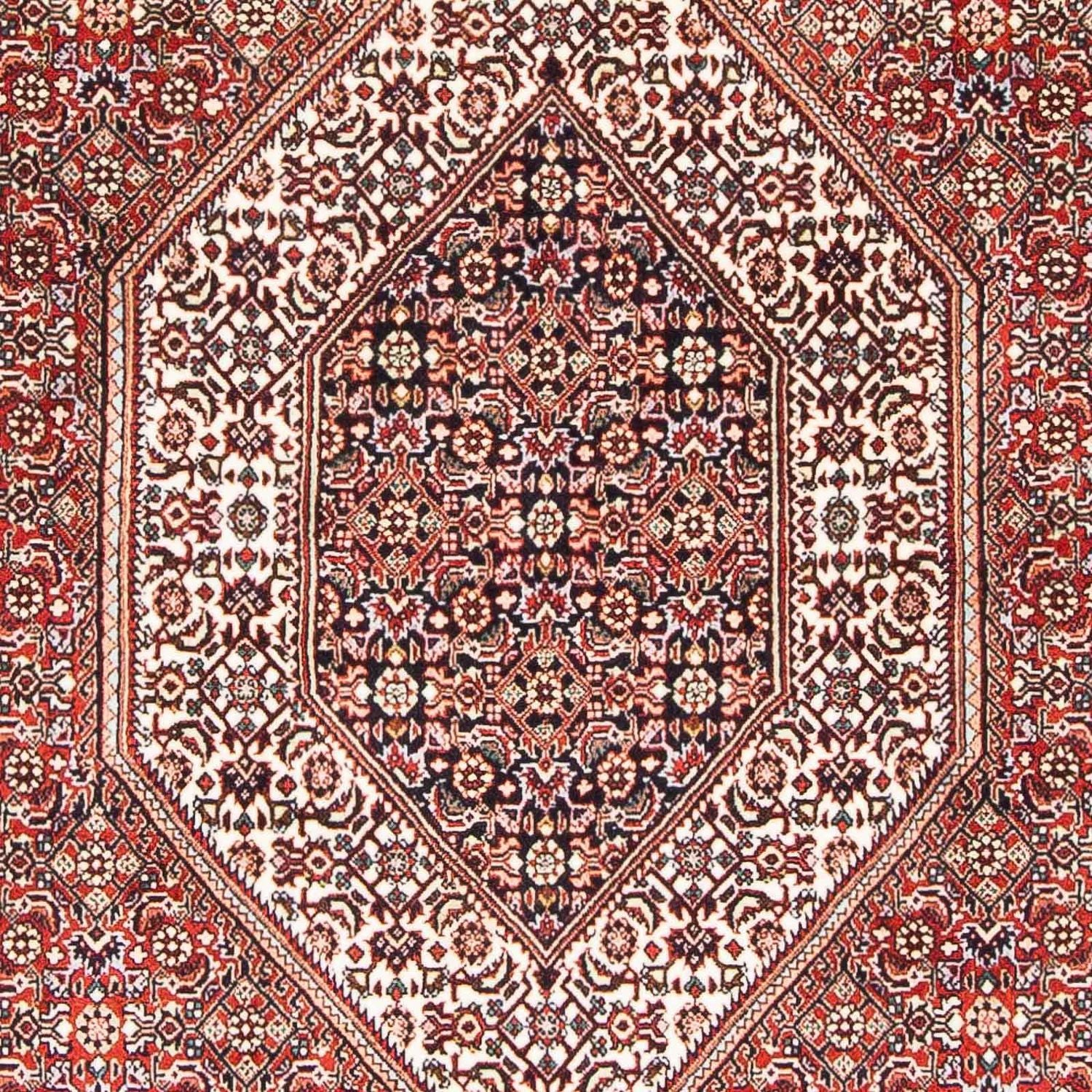 Løber Persisk tæppe - Bijar - 178 x 107 cm - lysrød