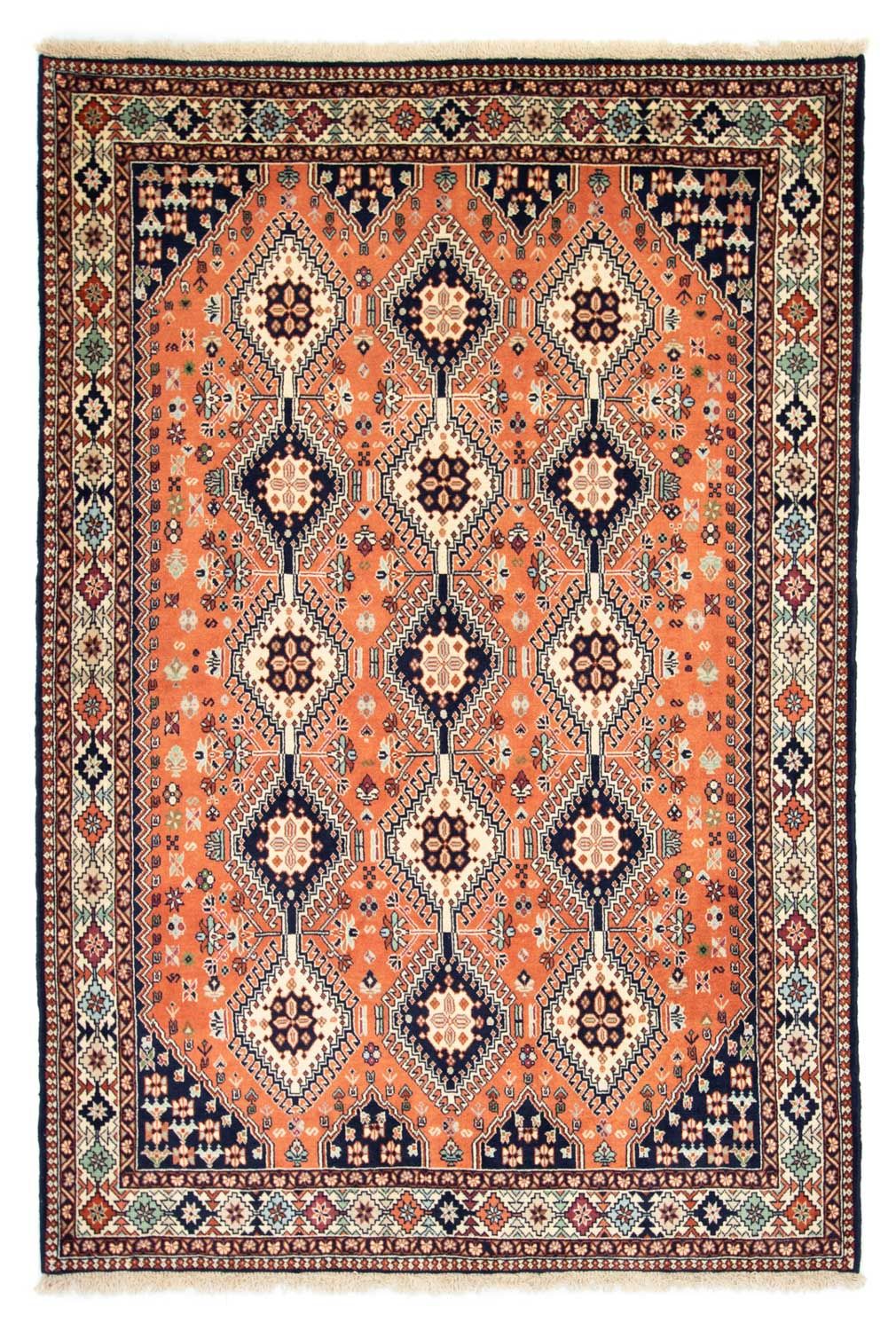 Persisk tæppe - Nomadisk - 226 x 155 cm - laks