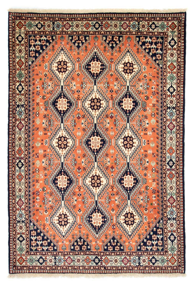 Persisk tæppe - Nomadisk - 226 x 155 cm - laks