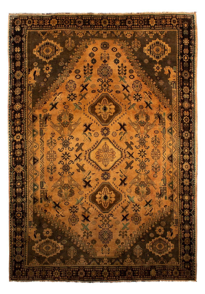 Persisk tæppe - Nomadisk - 300 x 207 cm - brun