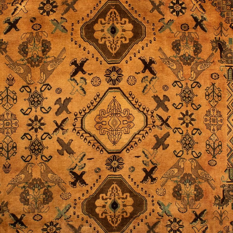 Persisk tæppe - Nomadisk - 300 x 207 cm - brun