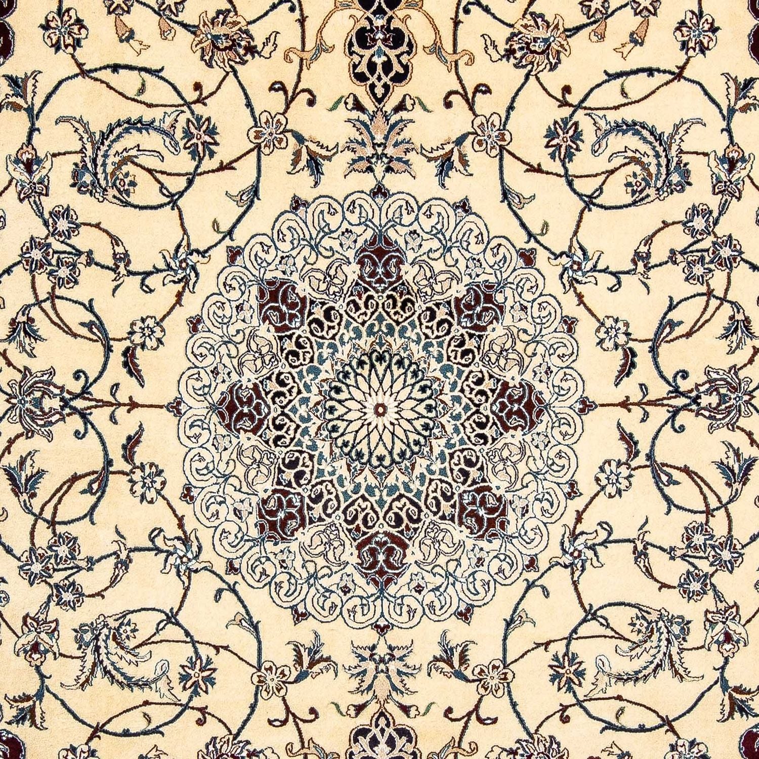 Persisk tæppe - Nain - Premium - 303 x 199 cm - beige