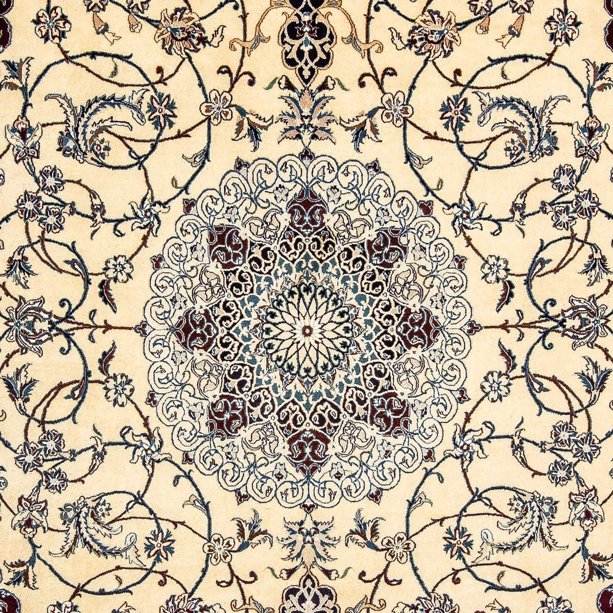 Persisk tæppe - Nain - Premium - 303 x 199 cm - beige