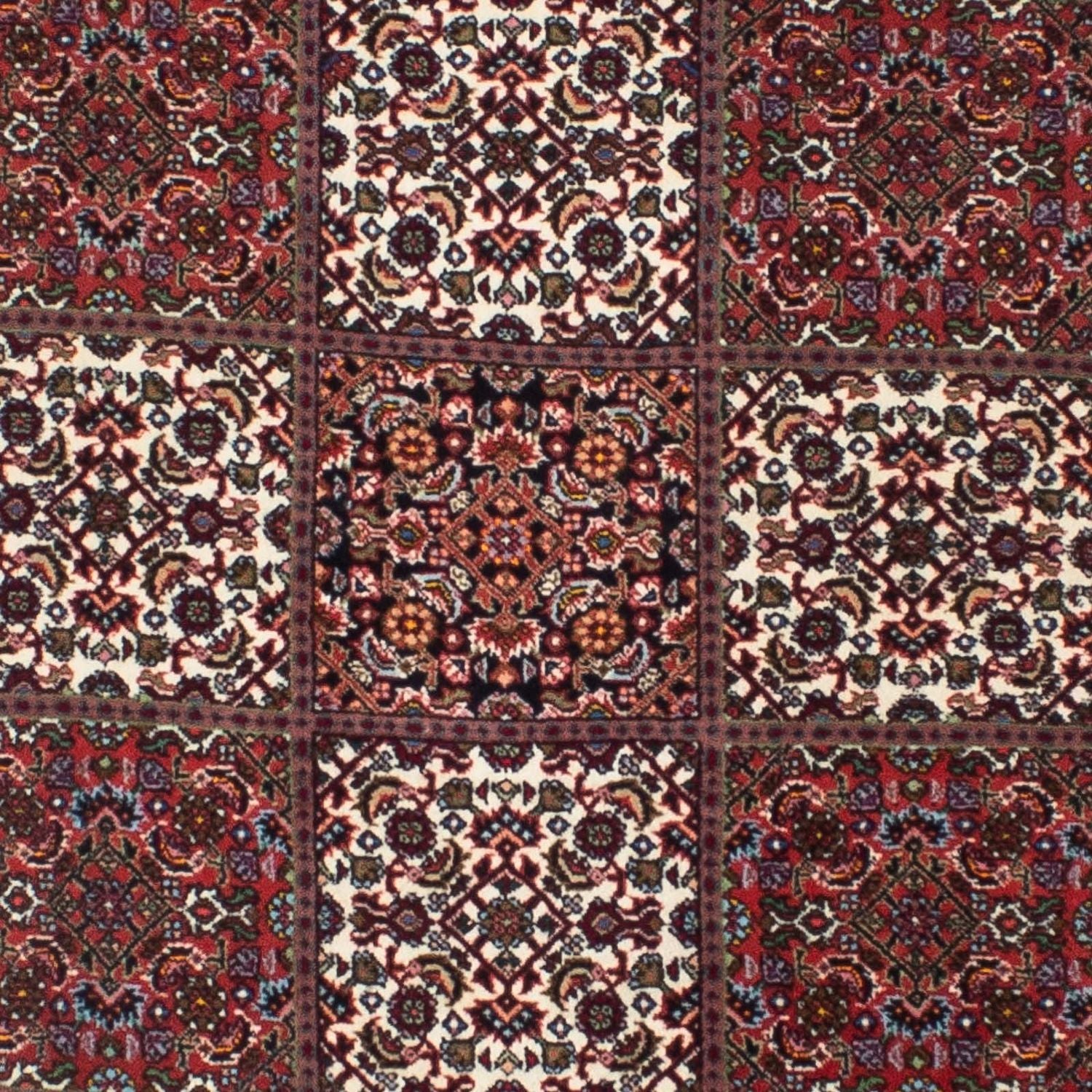 Løber Persisk tæppe - Bijar - 293 x 100 cm - flerfarvet