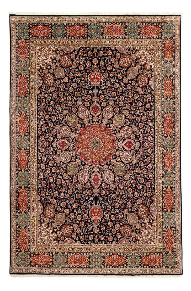 Persisk tæppe - Tabriz - 390 x 296 cm - lys brun