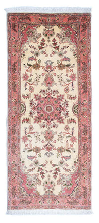 Løber Persisk tæppe - Tabriz - Royal - 198 x 83 cm - beige