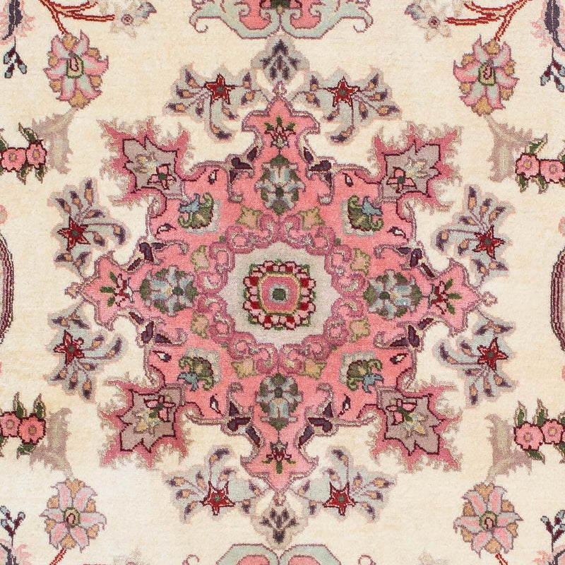 Løber Persisk tæppe - Tabriz - Royal - 198 x 83 cm - beige