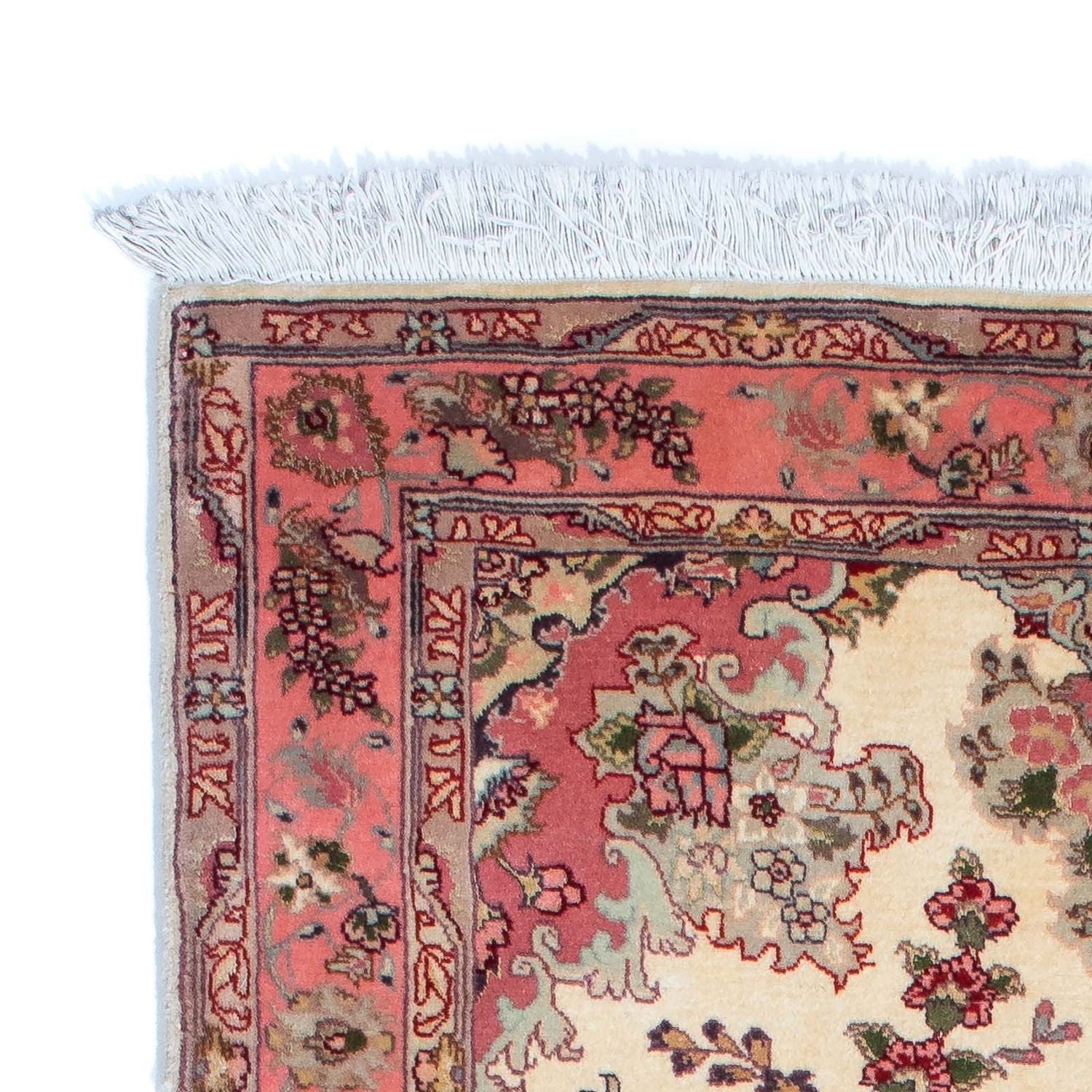 Løber Persisk tæppe - Tabriz - Royal - 198 x 83 cm - beige