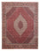 Persisk tæppe - Bijar - 295 x 253 cm - mørkerød
