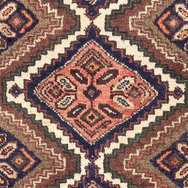 Persisk tæppe - Nomadisk - 120 x 73 cm - lysrød