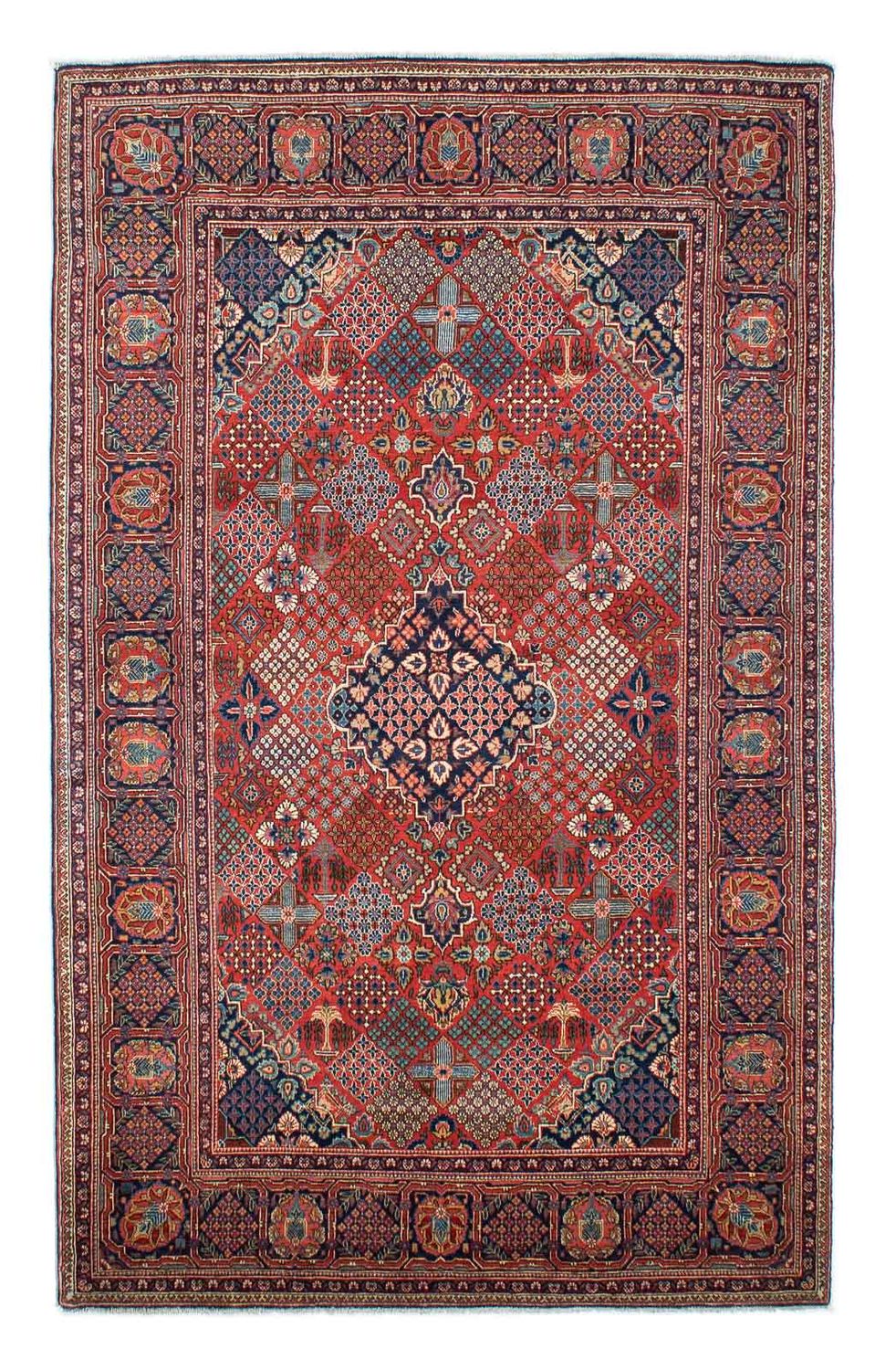 Persisk tæppe - Keshan - 207 x 130 cm - brun