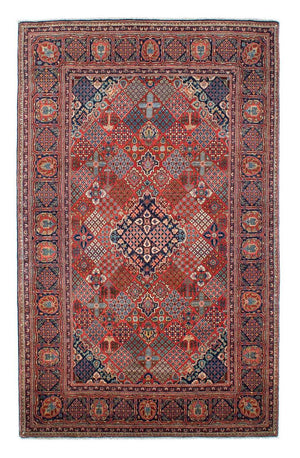 Persisk tæppe - Keshan - 207 x 130 cm - brun