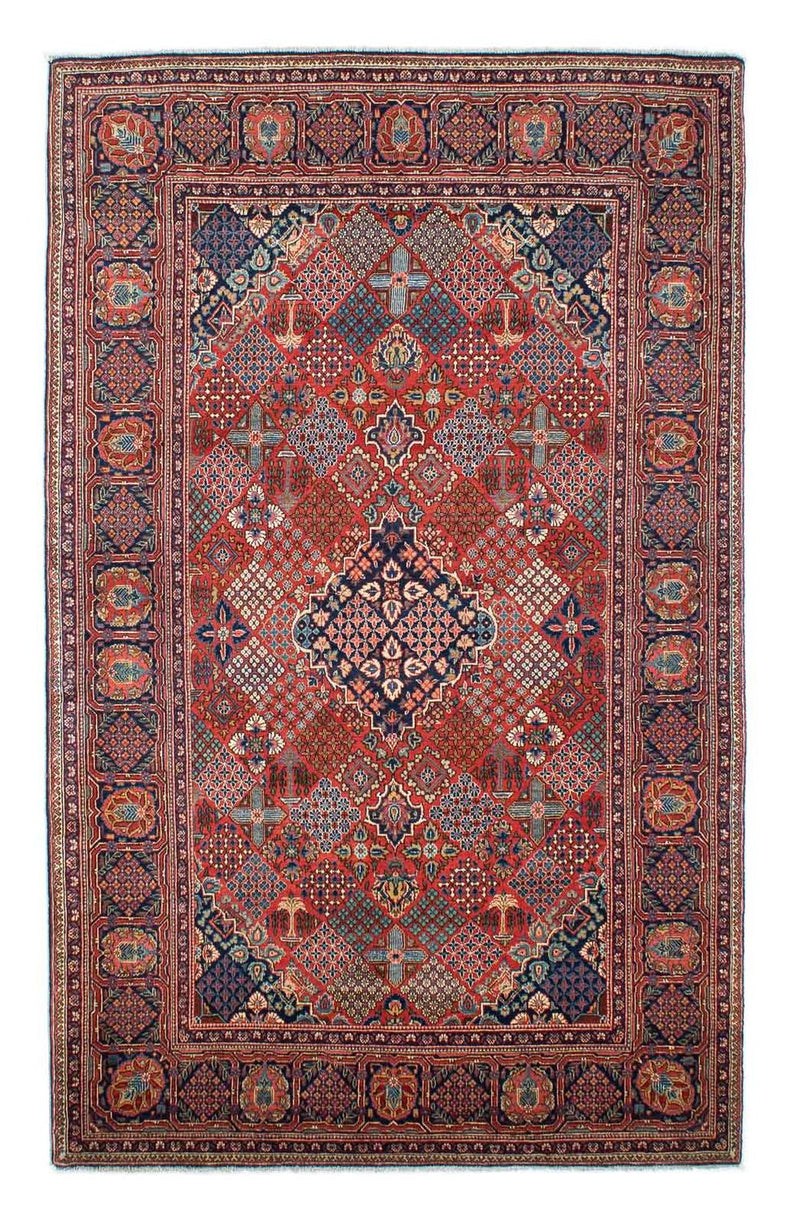 Persisk tæppe - Keshan - 207 x 130 cm - brun