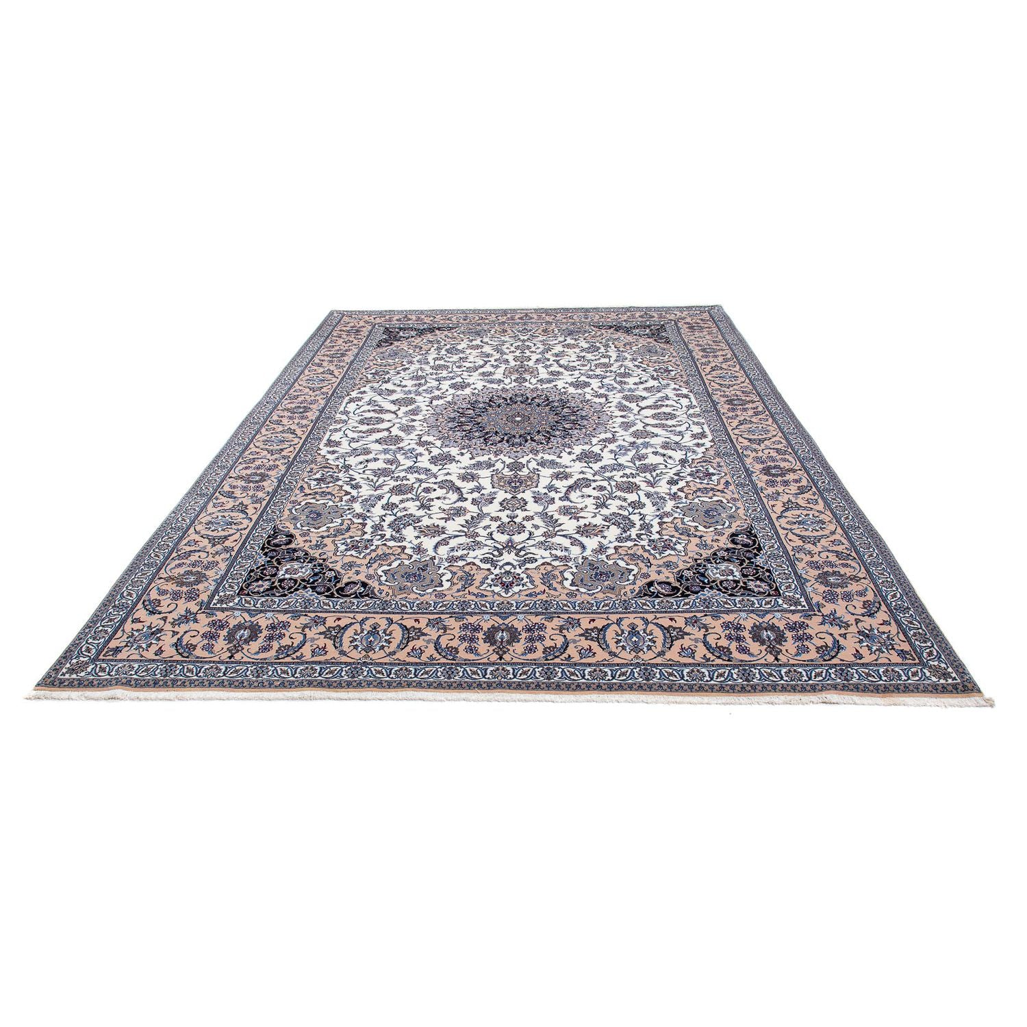 Persisk tæppe - Nain - Premium - 316 x 214 cm - beige