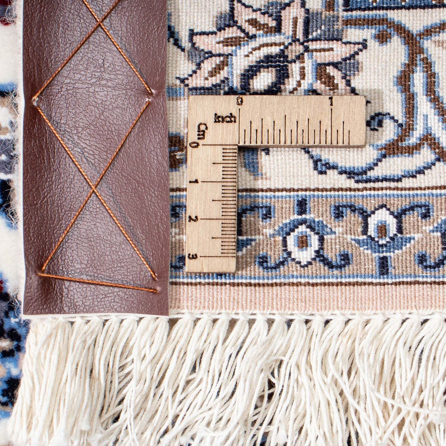 Persisk tæppe - Nain - Premium - 316 x 214 cm - beige