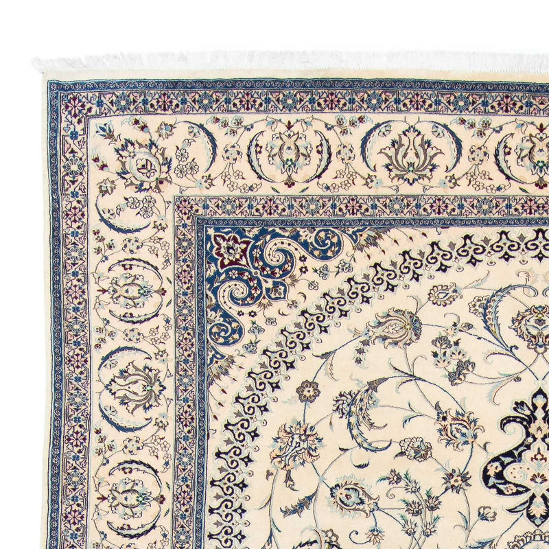 Persisk tæppe - Nain - Premium - 343 x 248 cm - beige