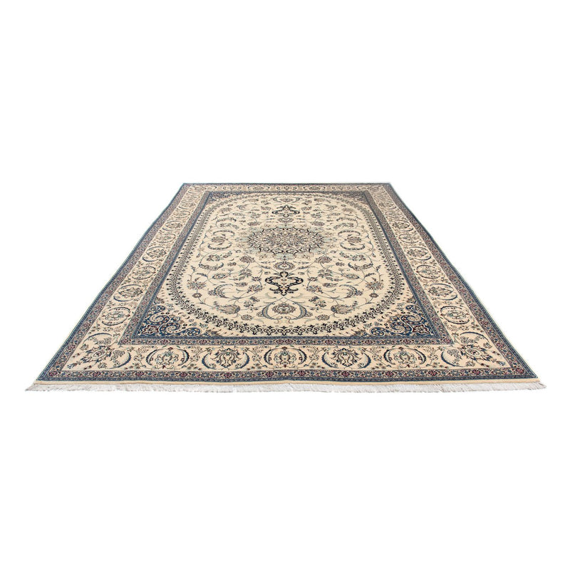 Persisk tæppe - Nain - Premium - 343 x 248 cm - beige
