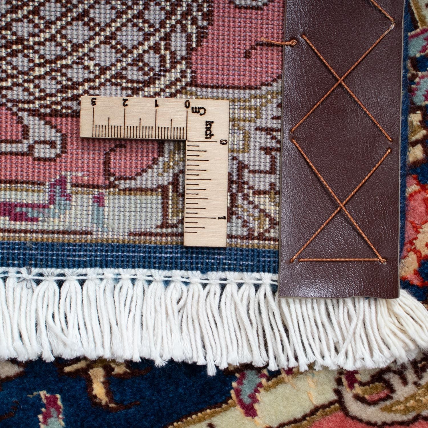 Persisk tæppe - Tabriz - Royal - 82 x 58 cm - mørkeblå