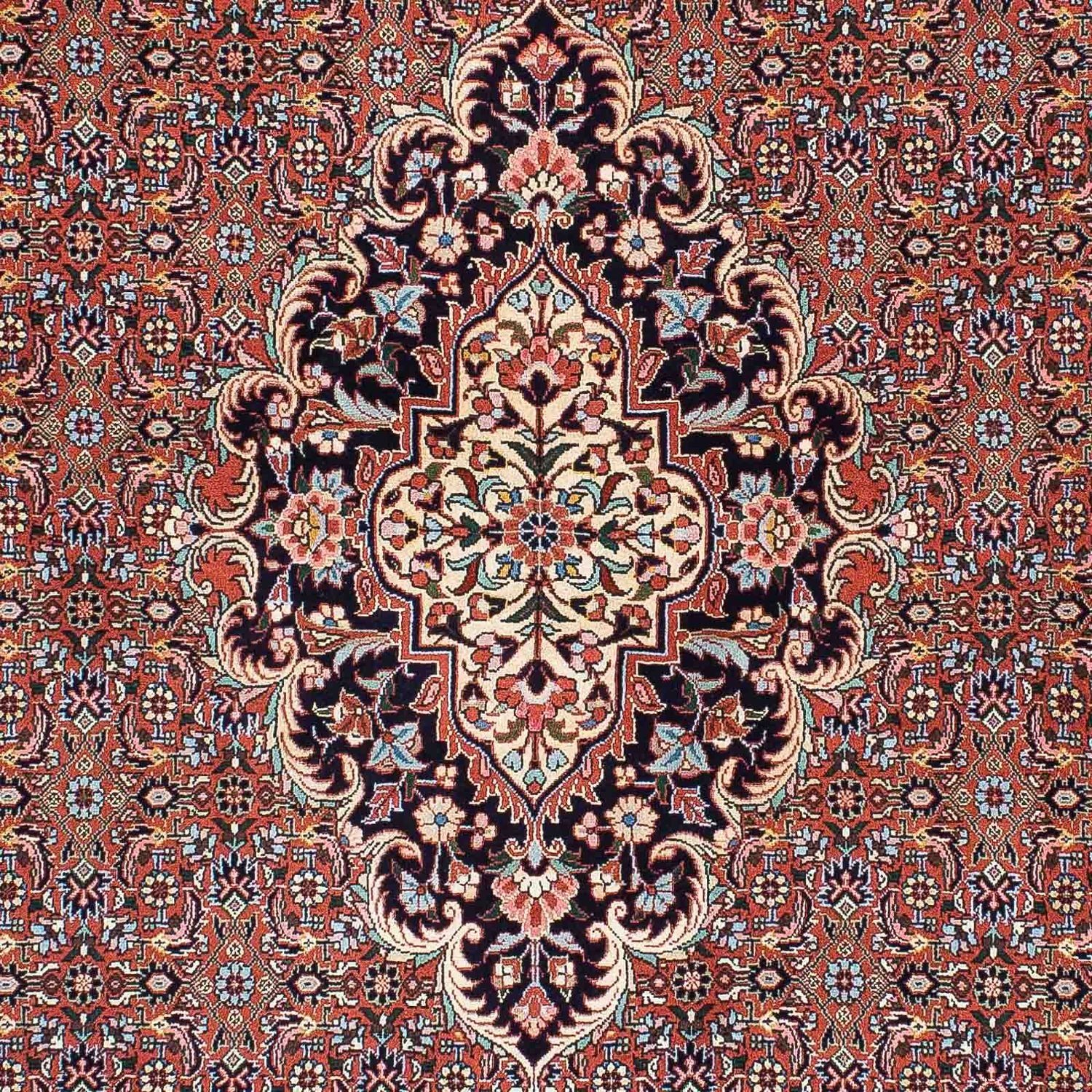 Persisk tæppe - Bijar - 210 x 130 cm - lysrød