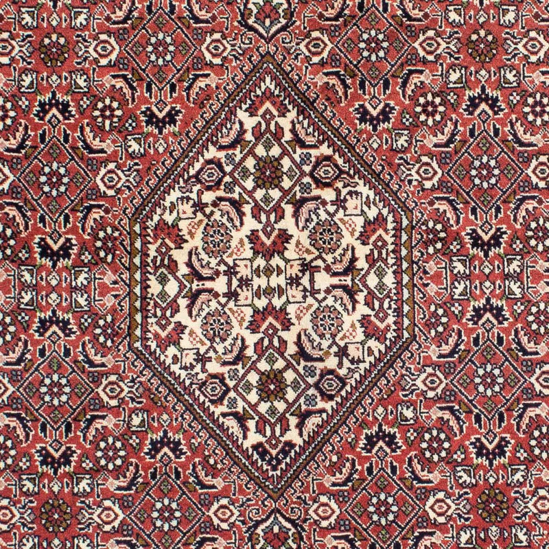 Persisk tæppe - Bijar - 214 x 140 cm - rød
