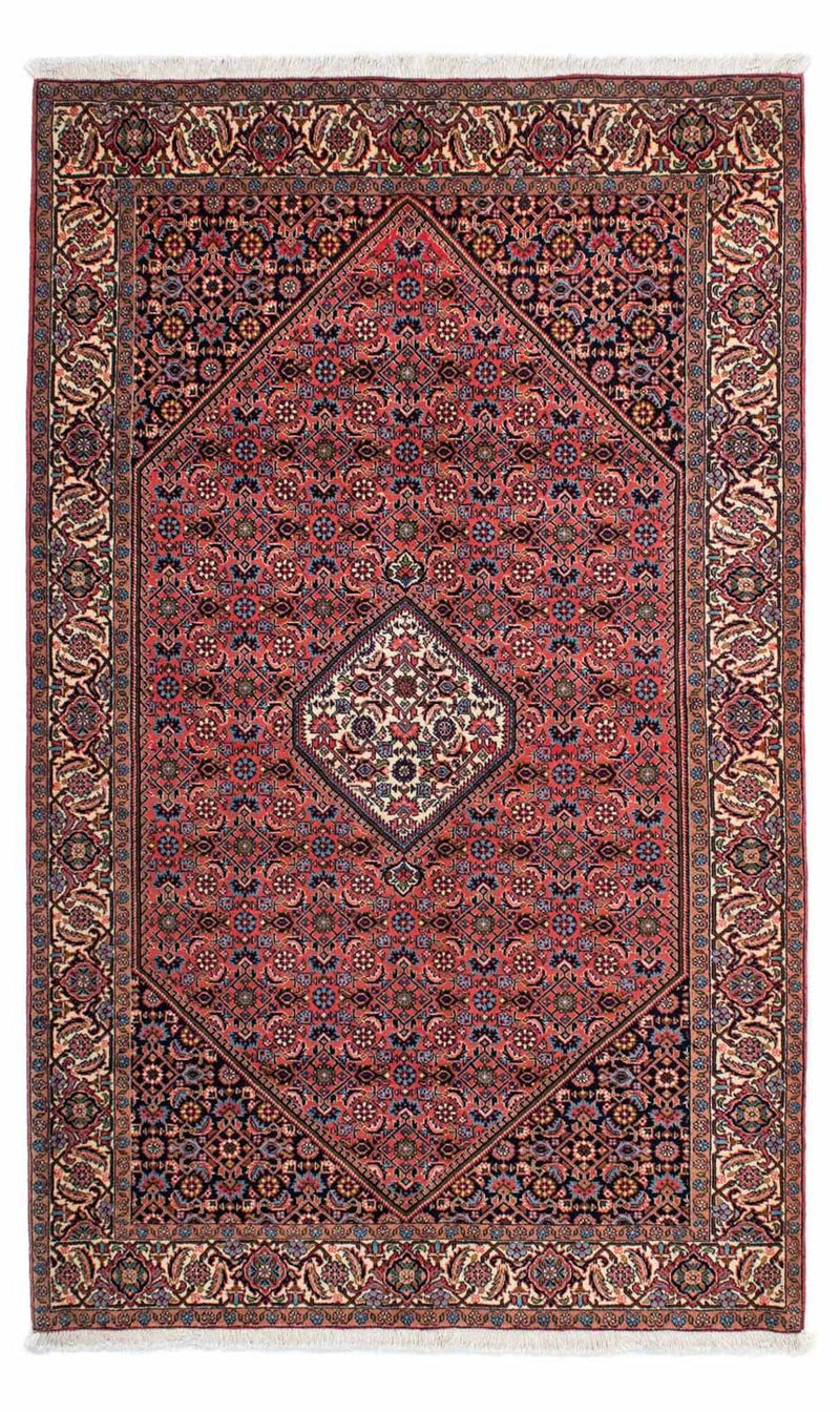 Persisk tæppe - Bijar - 232 x 141 cm - rød