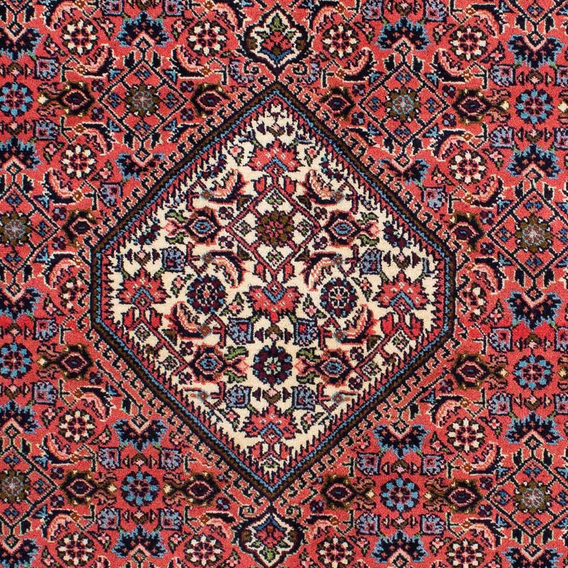 Persisk tæppe - Bijar - 232 x 141 cm - rød