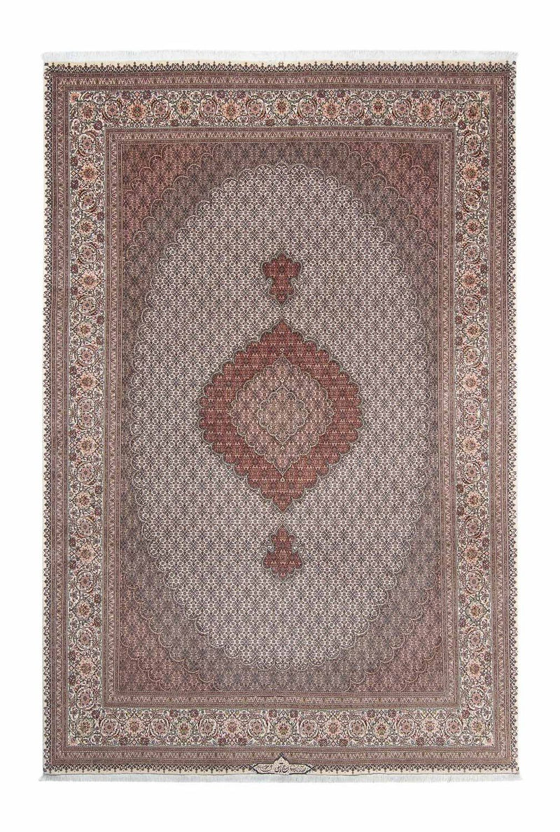Persisk tæppe - Tabriz - 307 x 202 cm - brun