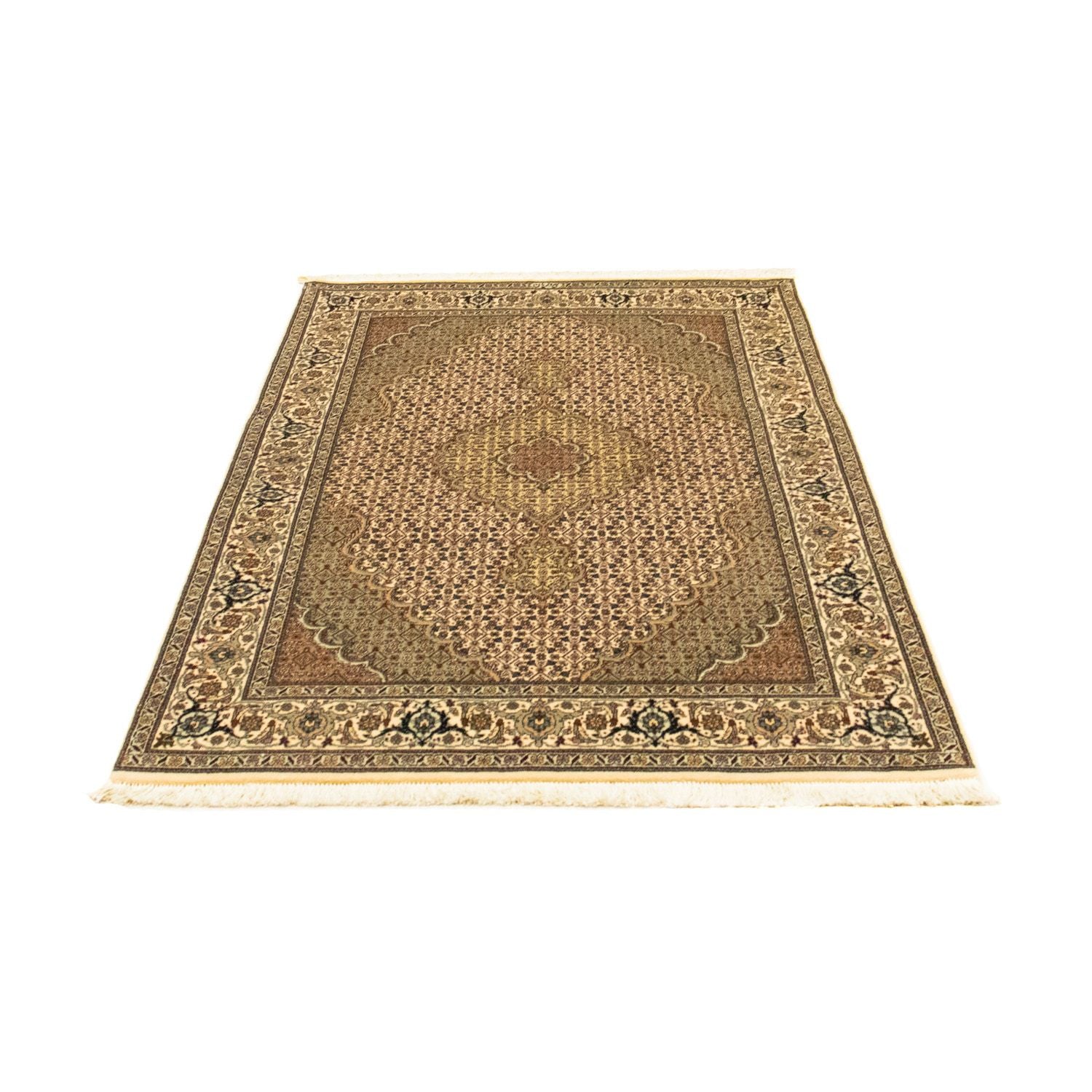 Persisk tæppe - Tabriz - Royal - 156 x 104 cm - lys brun