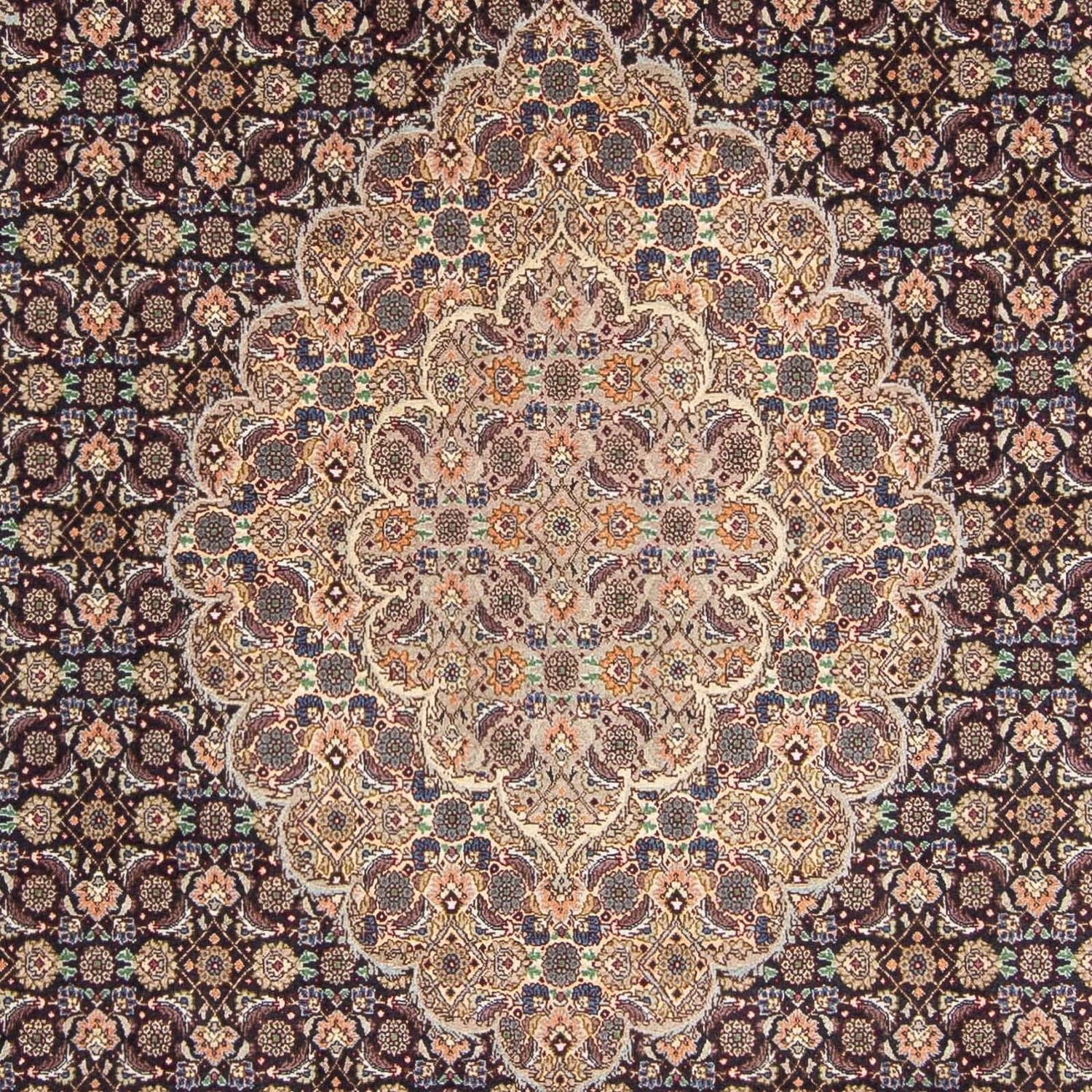 Persisk tæppe - Tabriz - 302 x 200 cm - brun
