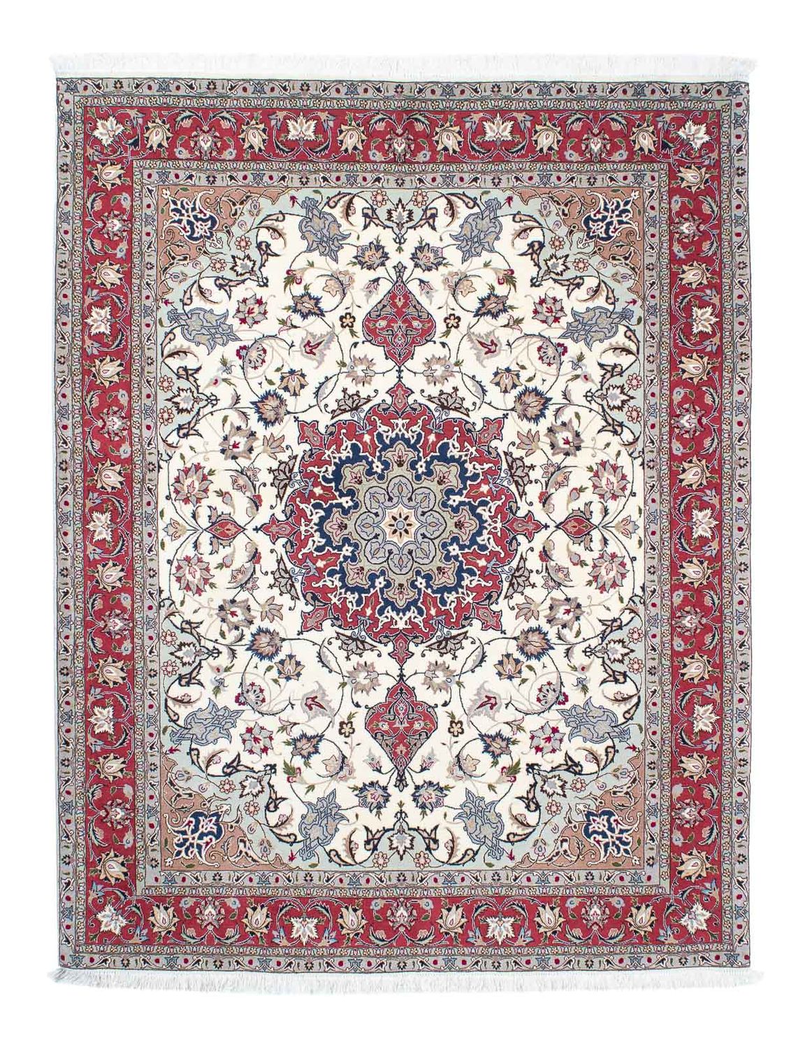 Persisk tæppe - Tabriz - Royal - 202 x 156 cm - beige