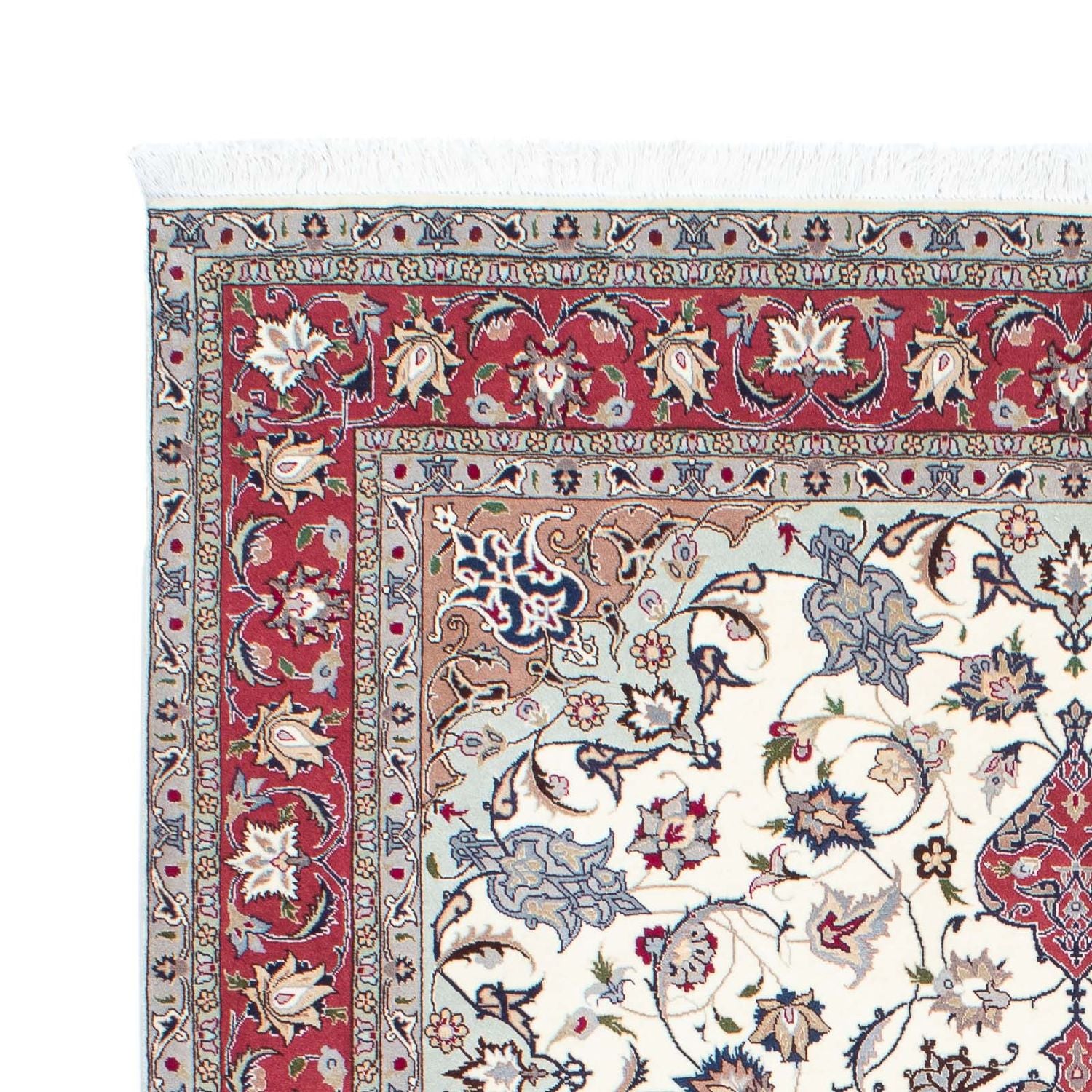 Persisk tæppe - Tabriz - Royal - 202 x 156 cm - beige