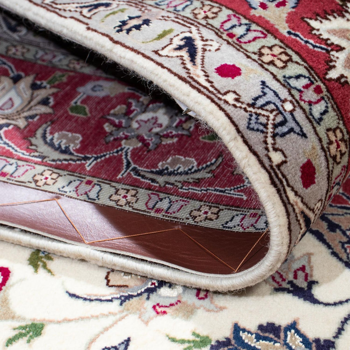 Persisk tæppe - Tabriz - Royal - 202 x 156 cm - beige