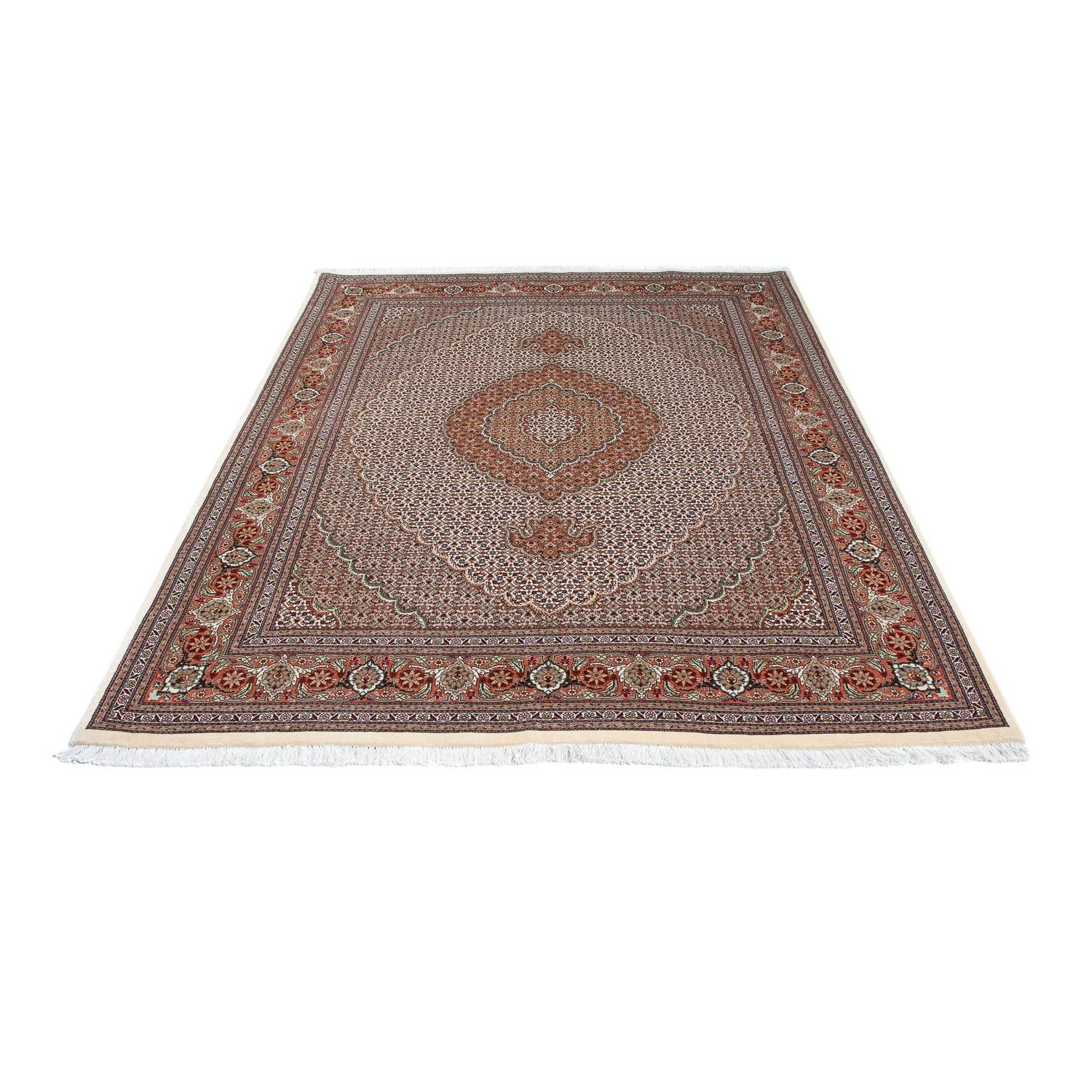 Persisk tæppe - Tabriz - 203 x 153 cm - beige