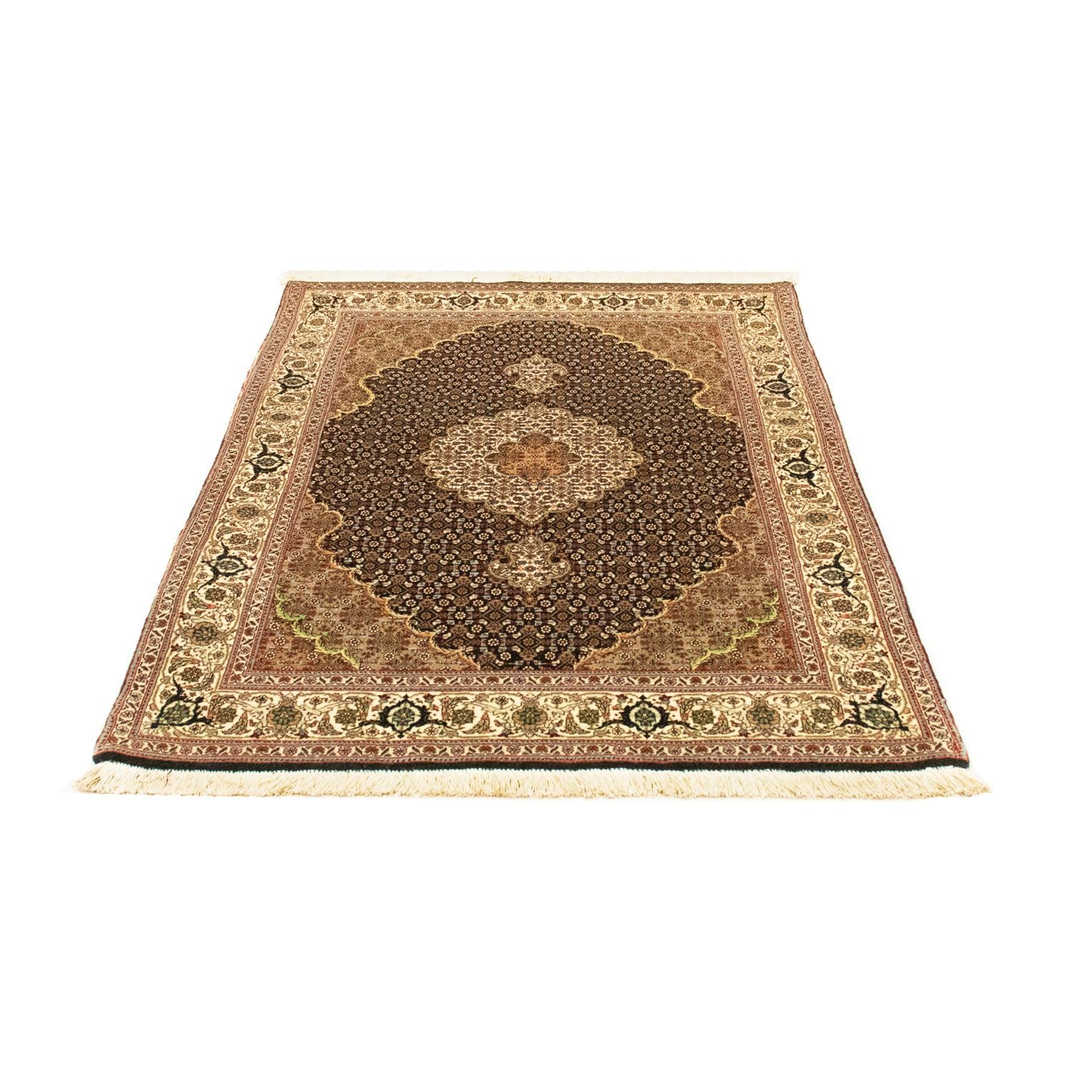 Persisk tæppe - Tabriz - Royal - 150 x 105 cm - mørkeblå