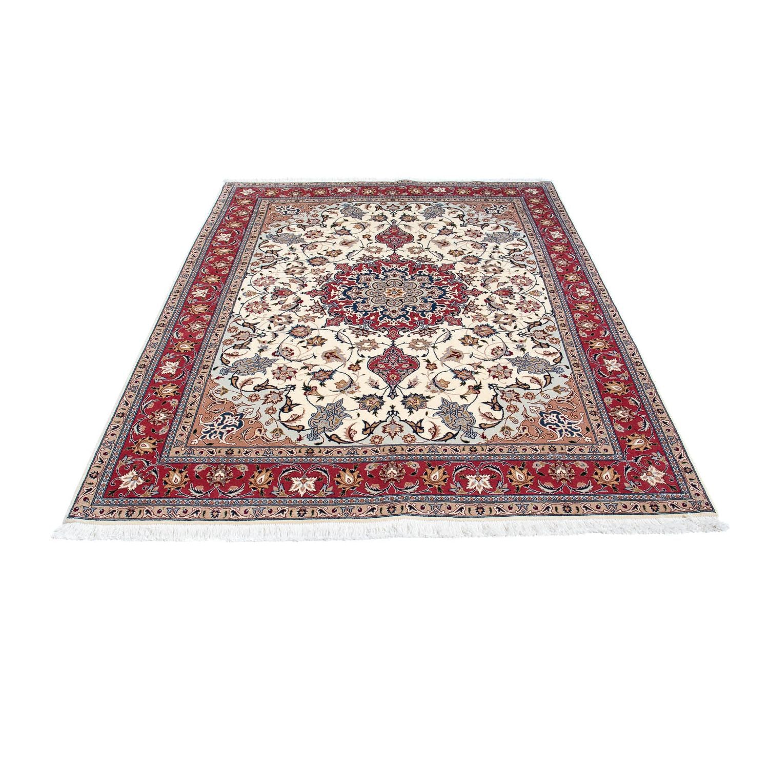 Persisk tæppe - Tabriz - Royal - 208 x 152 cm - beige