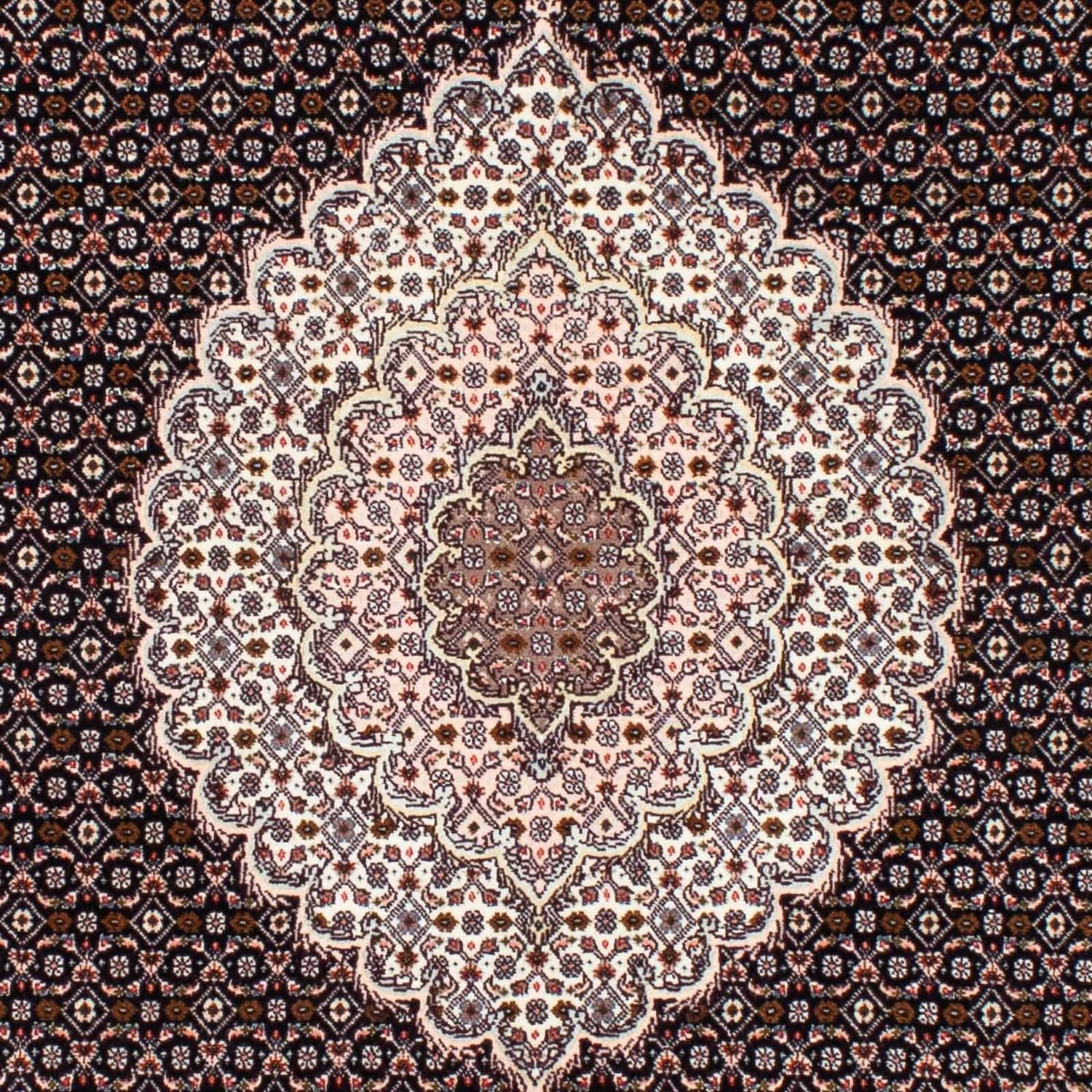 Persisk tæppe - Tabriz - Royal - 208 x 150 cm - lys brun