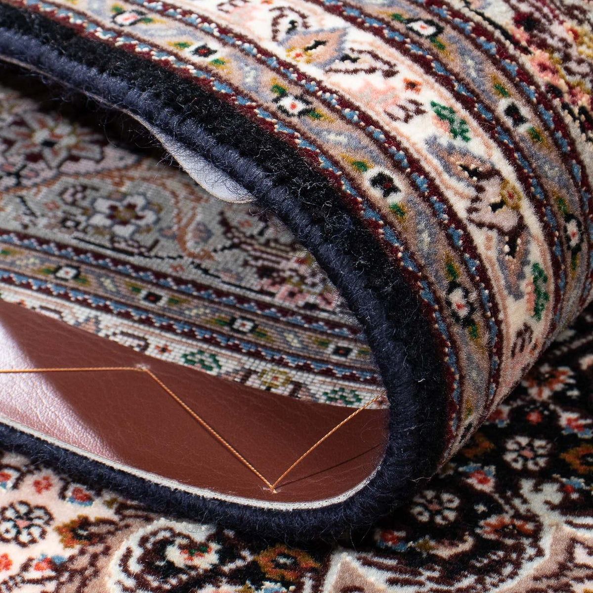 Persisk tæppe - Tabriz - Royal - 208 x 150 cm - lys brun